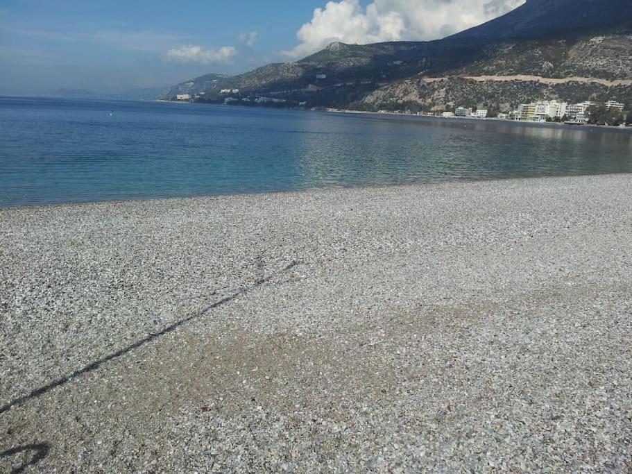 Cozy Seaside Apartment Loutraki エクステリア 写真